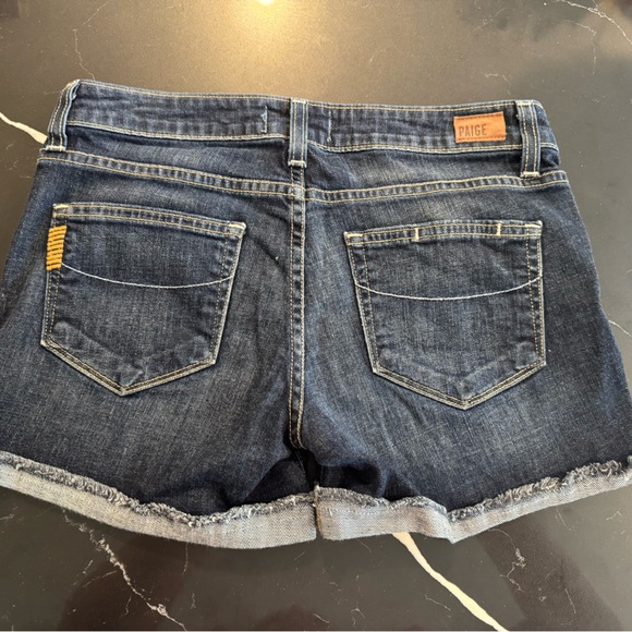 PAIGE Classic‎ Blue Denim Shorts - Picture 4 of 4